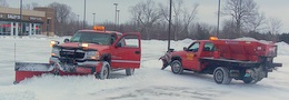 Multiple Snow Plow trucks